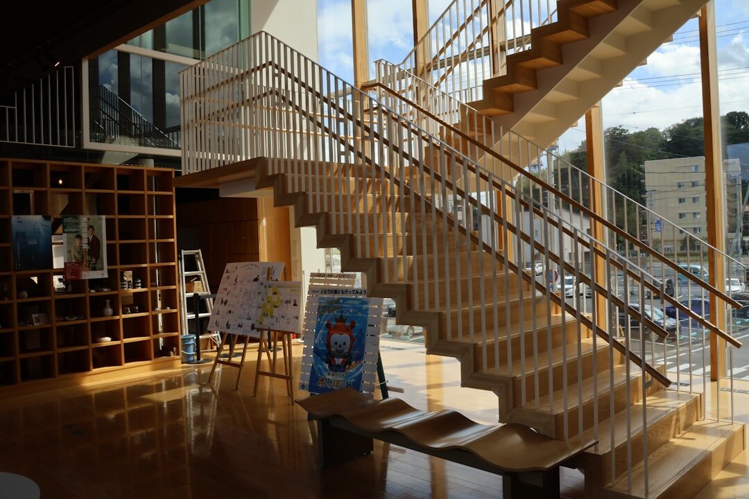 Warm and welcoming reception room of a community center