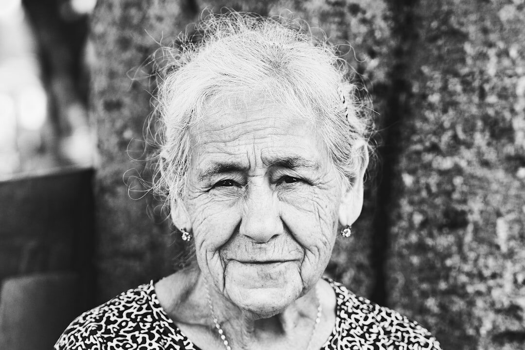 Portrait of a smiling elderly woman