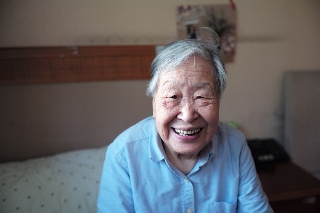 Portrait of a smiling elderly man